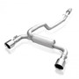Stainless Works FCRS16CB - 2016-18 Ford Focus RS 3in Catback Vintage Round Muffler 5in Tips