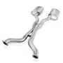 Stainless Works CRVIC03CBNT - 2003-11 Crown Victoria/Grand Marquis 4.6L 2-1/2in Exhaust Chambered Mufflers No Tips