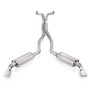 Stainless Works CA10CBC - 2010-15 Camaro 6.2L 3in Exhaust X-Pipe Chambered Turbo Mufflers Polished Tips