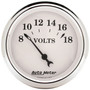 AutoMeter 1692 - Gauge Voltmeter 2-1/16in. 18V Elec Old Tyme White