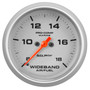 AutoMeter 200870-33 - 2-5/8 in. WIDEBAND AIR/FUEL RATIO, ANALOG, 8:1-18:1 AFR, MARINE SILVER