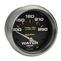AutoMeter 4837 - Gauge Water Temp 2-5/8in (66.7mm) 100-250F Electric Carbon Fiber