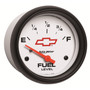 AutoMeter 5814-00406 - Gauge Fuel Level 2-5/8in. 0 Ohm(e) to 90 Ohm(f) Elec Chevy Red Bowtie White