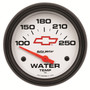 AutoMeter 5837-00406 - Gauge Water Temp 2-5/8in. 100-250 Deg. F Electric Chevy Red Bowtie White