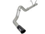 aFe Power 49-42006-B - Large Bore-HD 4 IN 409 Stainless Steel DPF-Back Exhaust System w/ Black Tip
