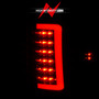 Anzo 311389 - 2007-2013 GMC Sierra LED Tail Lights w/ Light Bar Black Housing Smoke Lens
