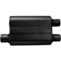Flowmaster 9425432 - 40 Delta Flow Muffler - 2.50 Offset In / 2.25 Dual Out - Aggressive Sound