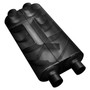 Flowmaster 530513 - 50 Big Block Muffler - 3.00 Dual In / 3.50 Offset Out - Mild Sound