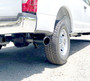 Gibson 619908B - 20-21 Ford F250/F350 7.3L 3in Cat-Back Single Exhaust System Stainless - Black Elite