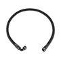 Mishimoto MMSBH-10-4BK - 4Ft Stainless Steel Braided Hose w/ -10AN Straight/90 Fittings - Black