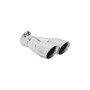 Flowmaster 15307 - Exhaust Tip - 3.00 in. Dual Angle Cut Polished SS Fits 2.50 in. Tubing -Clamp on