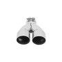 Flowmaster 15307 - Exhaust Tip - 3.00 in. Dual Angle Cut Polished SS Fits 2.50 in. Tubing -Clamp on