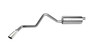 Gibson 319653 - 05-06 Ford F-250 Super Duty Lariat 6.8L 3in Cat-Back Single Exhaust - Aluminized