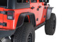 Fishbone Offroad FB23006 - Jeep JK Tube Fenders 07-18 Wrangler JK Front/Rear Set Of 4 Steel Black Textured Powdercoat