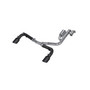 MBRP S5207BLK - 21-Up Ford Bronco Sport 2.0L EcoBoost Black Coated Aluminized Steel 2.5 Inch Resonator-Back Dual Split Rear Exit  Exhaust System