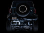 AWE 3015-23789 - 2021+ Ford Bronco 0FG Single Rear Exit Exhaust w/Diamond Black Tip & Bash Guard