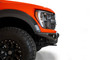 Addictive Desert Designs F210014110103 - 2021+ Ford Raptor Bomber Front Bumper w/ 4 Rigid 360 6in Light Mounts