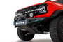 Addictive Desert Designs F230181060103 - 2021+ Ford Bronco Rock Fighter Front Bumper - Hammer Black
