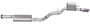 Gibson 617401 - 06-10 Jeep Commander Limited 5.7L 3in Cat-Back Single Exhaust - Stainless
