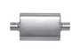 Gibson BM0107 - MWA Superflow Center/Center Oval Muffler - 4x9x14in/2.5in Inlet/2.5in Outlet - Stainless