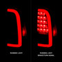 Anzo 311411 - 00-06 Toyota Tundra LED Taillights w/ Light Bar Black Housing Clear Lens