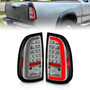 Anzo 311413 - 00-06 Toyota Tundra LED Taillights w/ Light Bar Chrome Housing Clear Lens