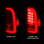 Anzo 311413 - 00-06 Toyota Tundra LED Taillights w/ Light Bar Chrome Housing Clear Lens