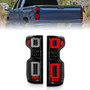 Anzo 311417 - 19-21 Chevy Silverado Work TruckFull LED Tailights Black Housing Clear Lens G2 (w/C Light Bars)