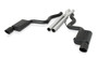 Gibson 619016-B - 2015 Ford Mustang GT Premium 5.0L 3in Cat-Back Dual Exhaust - Black Elite (Ceramic)