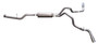 Gibson 65621 - 07-09 Chevrolet Silverado 2500 HD LT 6.0L 3in Cat-Back Dual Extreme Exhaust - Stainless
