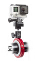 Daystar KU71108RE - Pro Mount POV Camera Mounting System Fits Most Pairo Style Cameras Red Anodized Finish