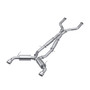 MBRP S4405304 - 2016-2024 Infiniti Q50 3.0L 3 Inch Cat-Back Dual Split Rear Exit Tour Version T304 Stainless Steel