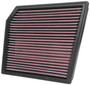 K&N 33-5111 - 2019 BMW X2 M35 L4-2.0L F/I Replacement Air Filter