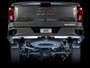 AWE 3015-33206 - 4th Gen GM 1500 5.3L 0FG Catback Split Rear Exit (Flat Bumper) - Dual Diamond Tips