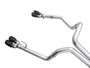 AWE 3015-43204 - 4th Gen GM 1500 6.2L 0FG Catback Split Rear Exit (w/ Bumper Cutouts) - Quad Diamond Tips