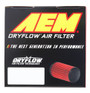 AEM Induction 21-2019DK - AEM DryFlow Air Filter AIR FILTER KIT 2.5in X 9in DRYFLOW