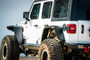 Road Armor 518AFRWB - 18-21 Jeep Wrangler JL Stealth Wide Rear Fender Flare Body Armor - Tex Blk