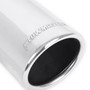 Flowmaster 15361 - Exhaust Tip - 3.00 in. Rolled Angle Polished SS Fits 2.50 in. Tubing - clamp on