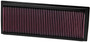 K&N 33-2865 - 05-10 VW Jetta/Passat / 07-10 Tiguan / 09-10 GTi / 06-09 EOS Drop In Air Filter