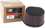 K&N RU-1001 - Universal Rubber Filter 6.25in x 4in Oval FLG / 7.375in x 5.5in Base / 6.25in x 4in Top / 5in H