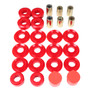 Energy Suspension 8.3137R - 91-97 Toyota Land Cruiser FJ80 Front Control Arm Bushing Set - Red