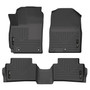 Husky Liners 95581 - 18-22 Hyundai Kona WeatherBeater Front & 2nd Seat Floor Liners - Black