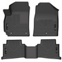 Husky Liners 95801 - 21-22 Kia Seltos WeatherBeater Front & 2nd Seat Floor Liners - Black