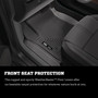 Husky Liners 95801 - 21-22 Kia Seltos WeatherBeater Front & 2nd Seat Floor Liners - Black