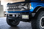 DV8 Offroad LPBR-02 - 21-22 Ford Bronco Factory Front Bumper License Relocation Bracket Side