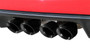 Corsa Xtreme Performance Axleback Exhaust w/Black Coated Tips - 2009-2013 Chevrolet Corvette C6 (6.2L LS3 V8) - 14470BLK