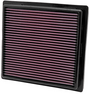 K&N High Flow Factory Replacement Air Filter - 2011+ Jeep Grand Cherokee SRT8 (3.6L, 5.7L & 6.4L) - 33-2457