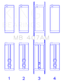 King Engine Bearings MB407AM010 - King Chrysler Valient Crankshaft Main Bearings