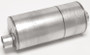 Dynomax 17698 - Muffler - Super Turbo - 3 in Offset Inlet - 3 in Offset Outlet - 18 x 8-3/8 in Round Body - 24 in Long - Steel - Aluminized - Universal - Each