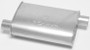 Dynomax 17736 - Muffler - Super Turbo - 2 in Offset Inlet - 2 in Offset Outlet - 14 x 4-1/4 x 9-3/4 in Oval - 18-1/2 in Long - Steel - Aluminized - Universal - Each